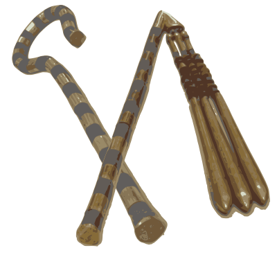 Crook and Flail - Ancient Egyptian Symbols