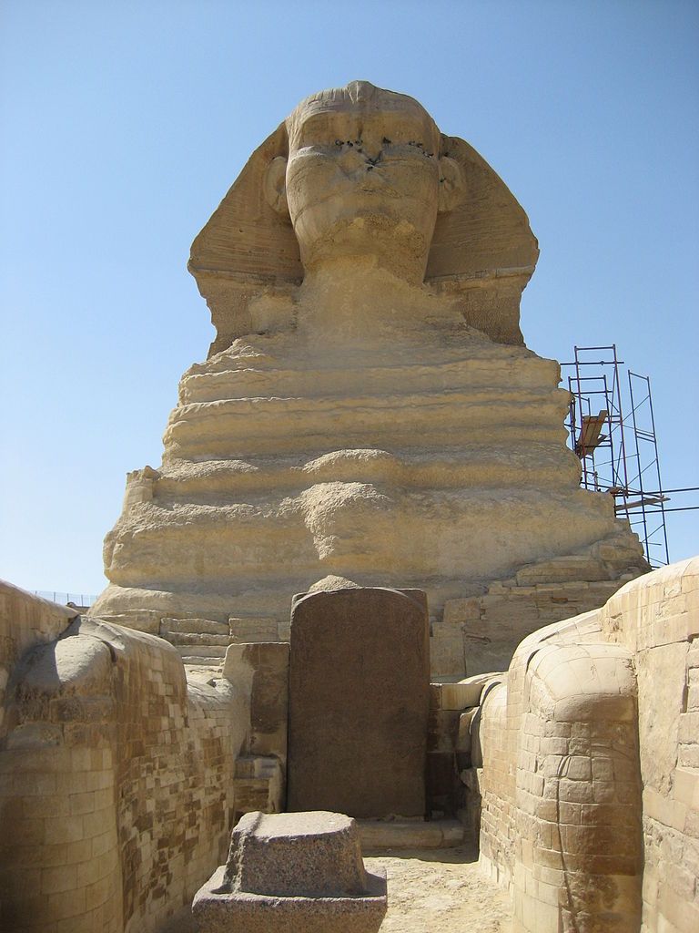 Giza Sphinx with Stela