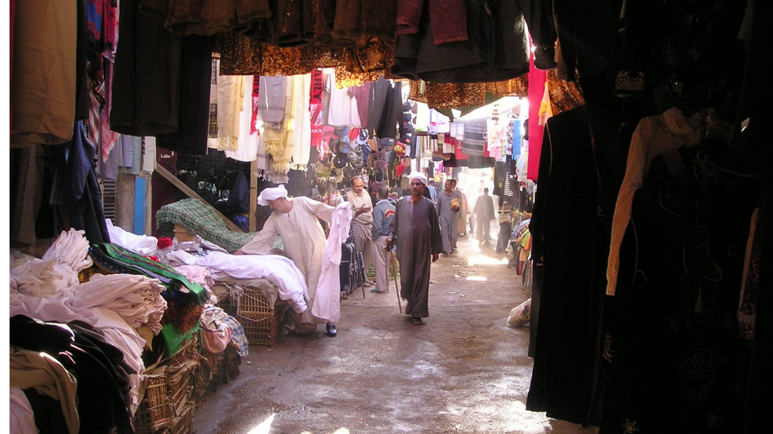 Local market in Luxor