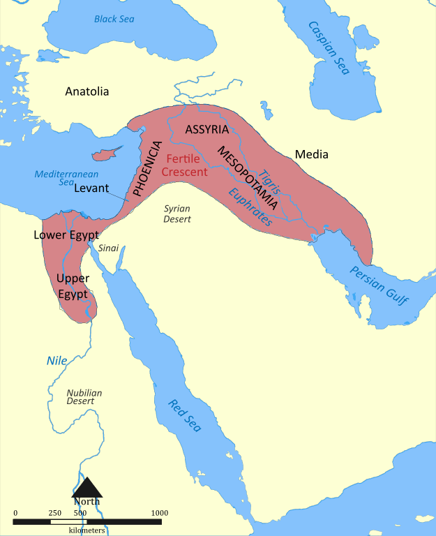 Ancient Middle East map
