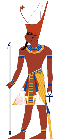 Pharaoh_with_double_crown-Ancient Egyptian Symbols