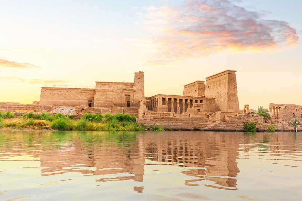 Philae Temple from the Nile