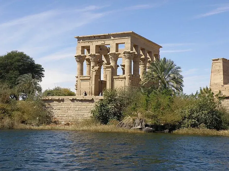 Philae Temple seen from the Nile — 4-night private Nile cruise from Luxor to Aswan