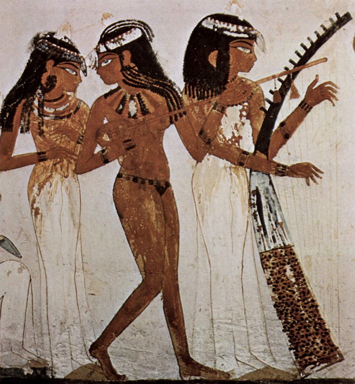 Ancient Egyptian female musicians
