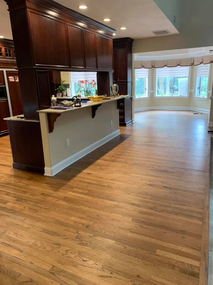 Floor After Staining — Jacksonville, FL — Handy Andy Flooring