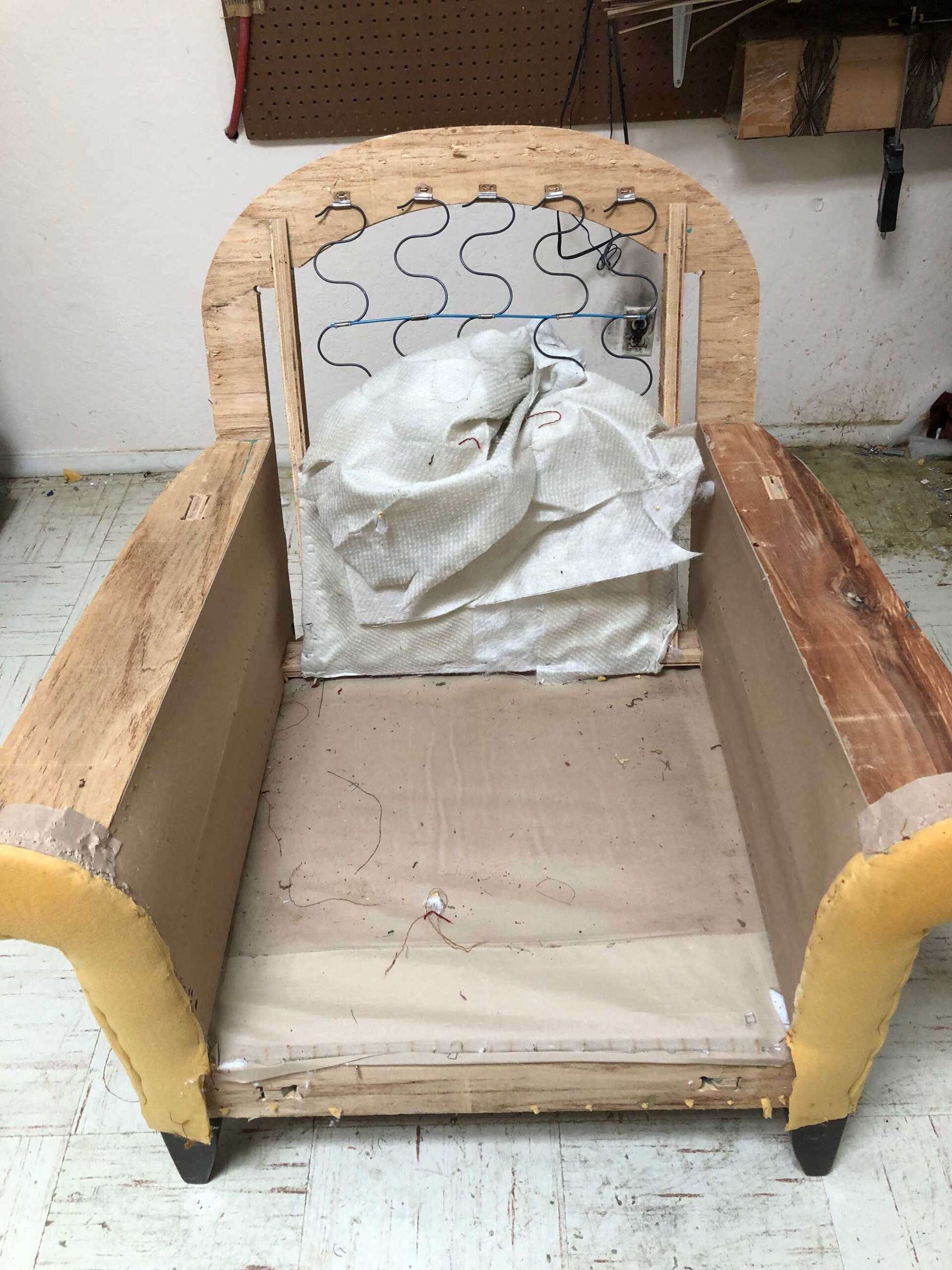 Sofa Chair Before — Pacific Grove, CA — Ballard J & Son Upholstery