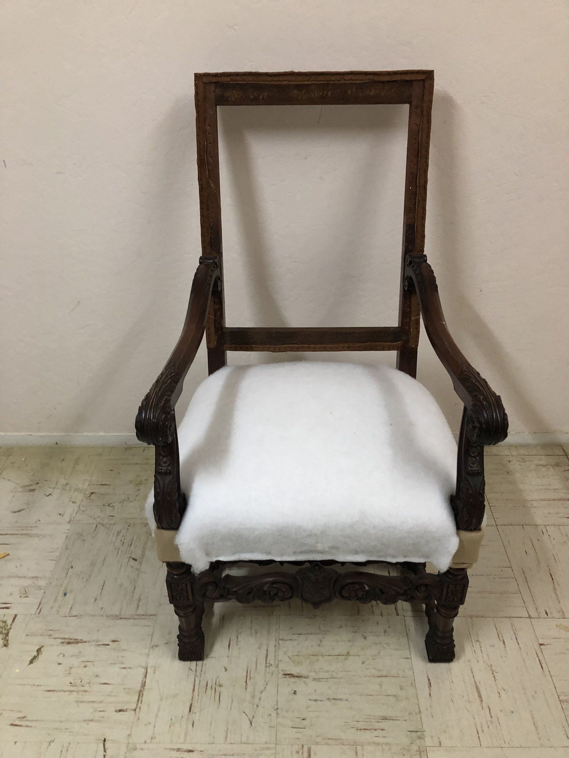 Before Upholstery Of A Chair — Pacific Grove, CA — Ballard J & Son Upholstery