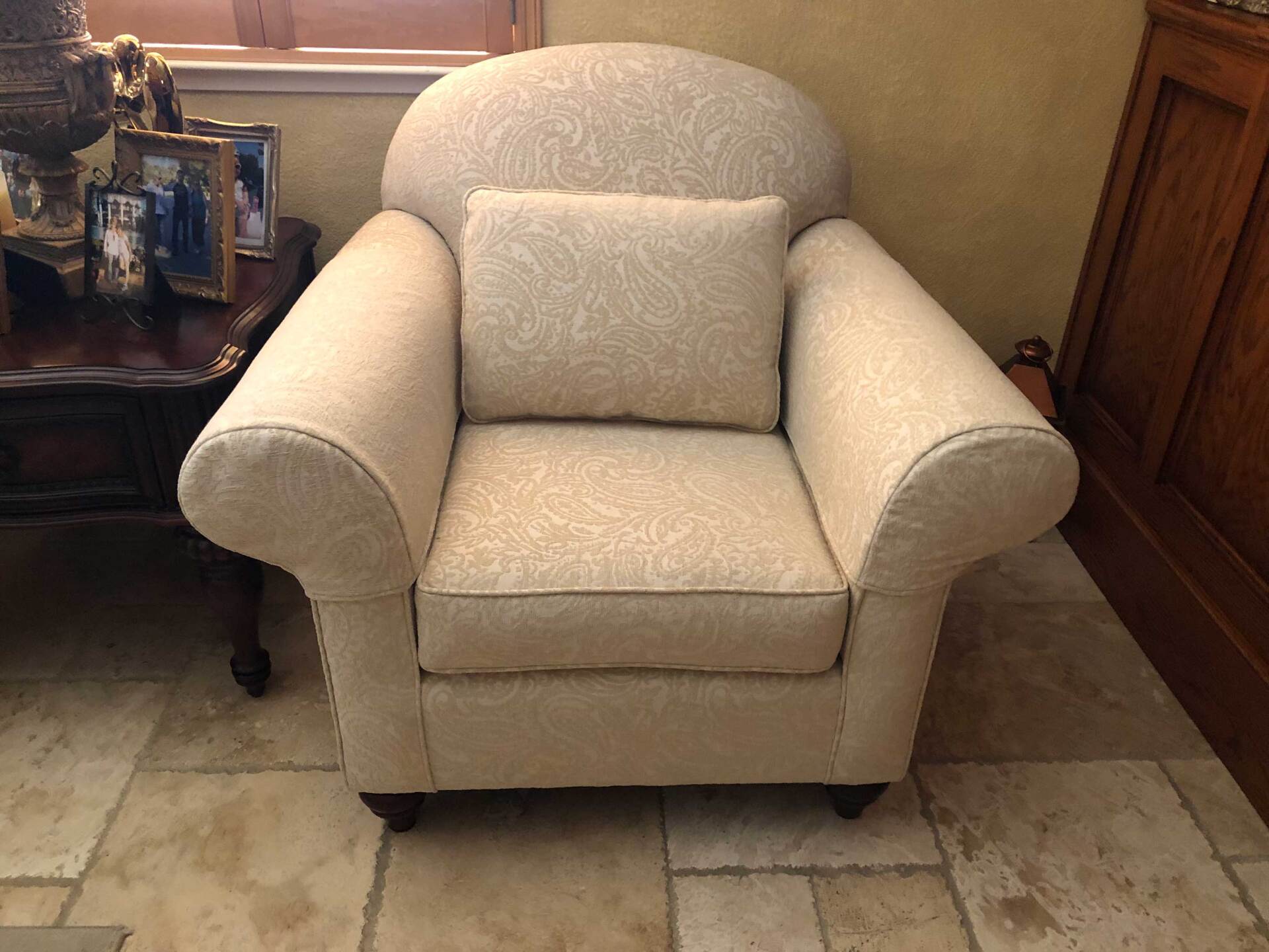 Sofa Chair After — Pacific Grove, CA — Ballard J & Son Upholstery