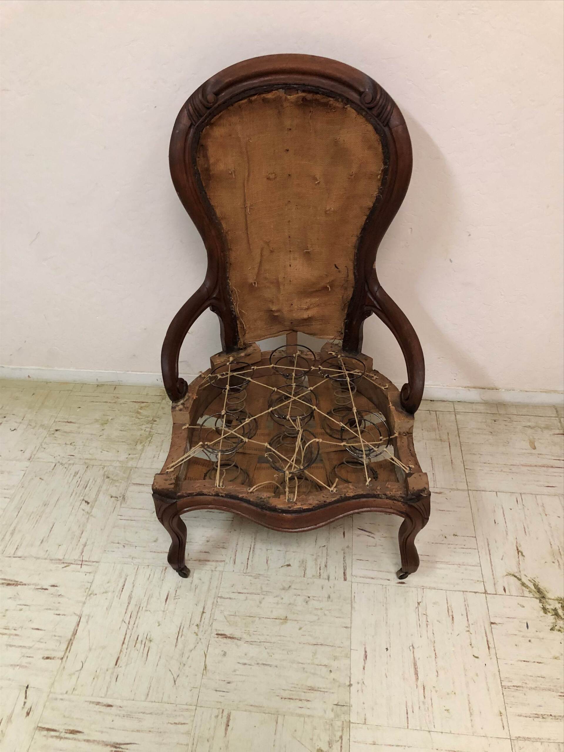 Broken Wooden Spring Chair — Pacific Grove, CA — Ballard J & Son Upholstery