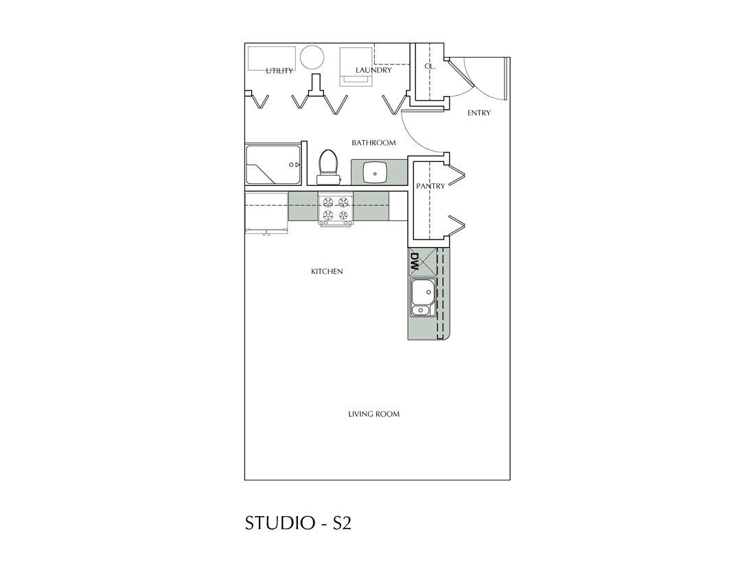 Studio S2 Floor Plan