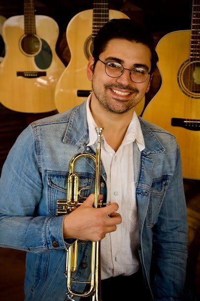 Niko Giaimo  teaches trumpet lessons and trombone classes at OC Music in RSM