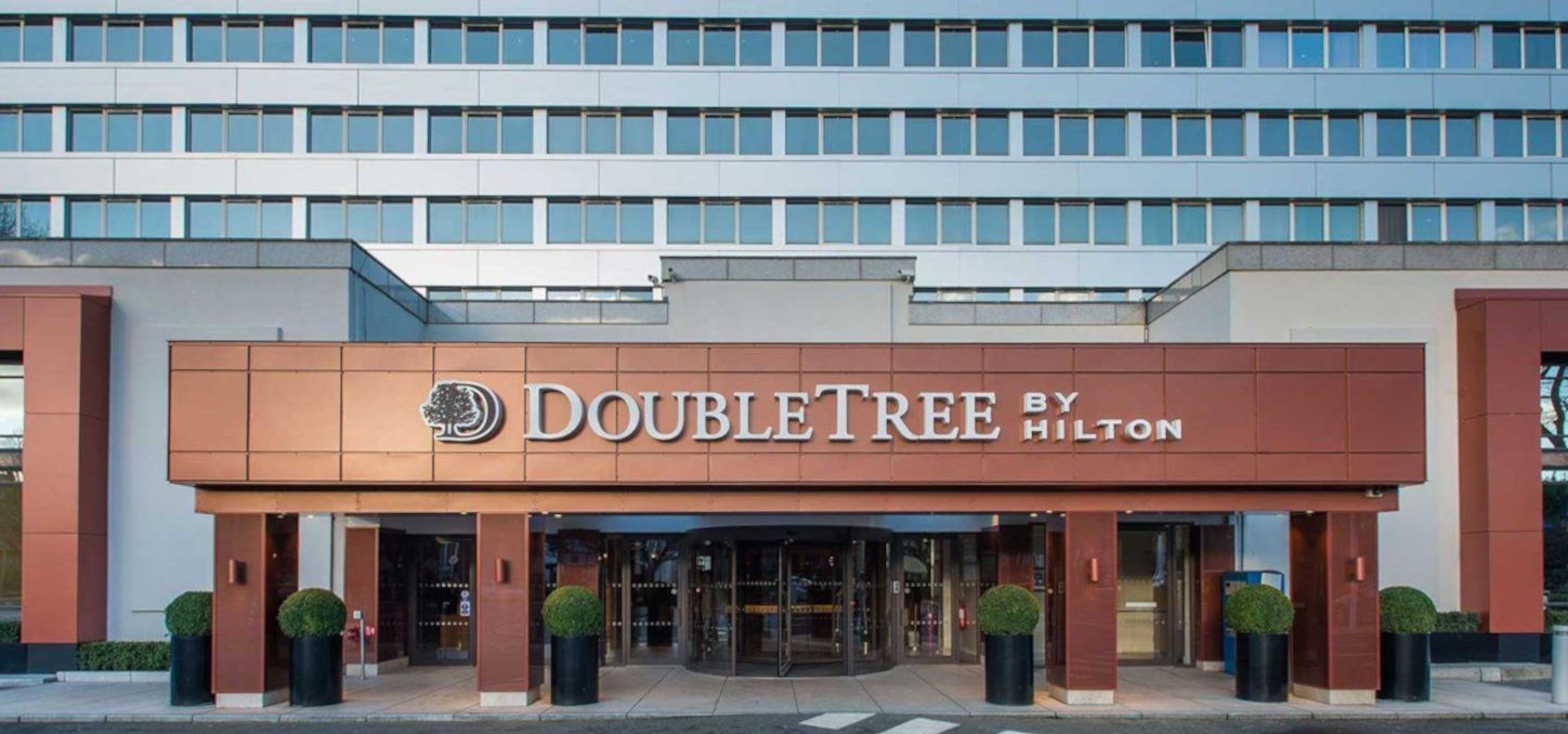 DoubleTree by Hilton COR-TEN Entrance Exterior by Dublin Steel Pressings