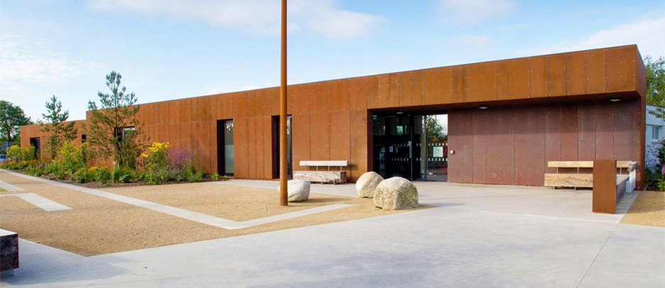 Nenagh Leisure Centre — Copper Wall Panels by Dublin Steel Pressings