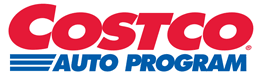 Costco Auto Program logo in red and blue.