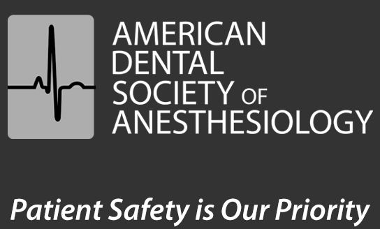 A logo for the american dental society of anesthesiology
