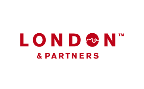 London & Partners logo in red, with stylized 