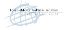 Logo: blue globe with the text 