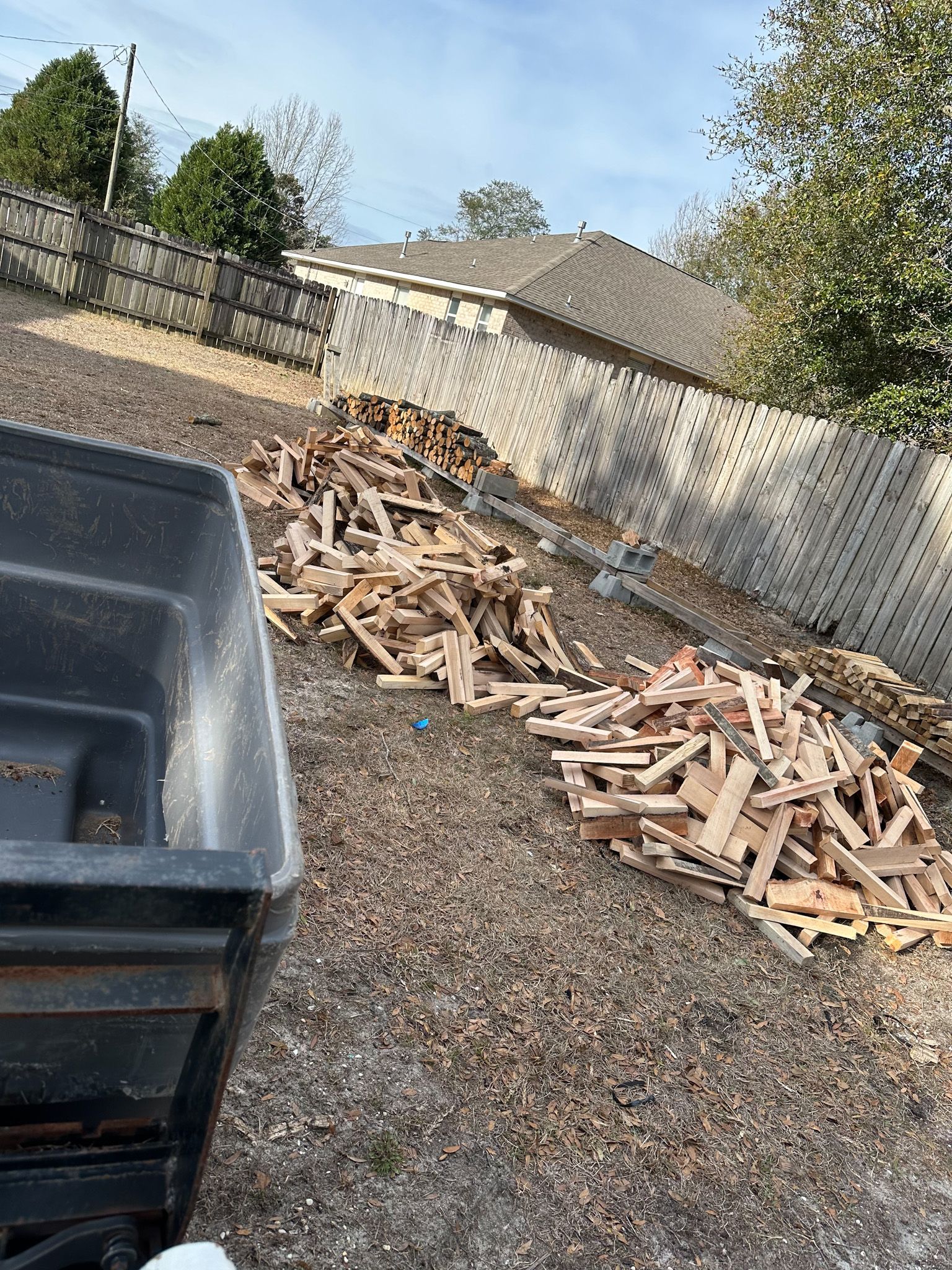 Pile of Firewood - Crestview, FL - Diven Tree Services