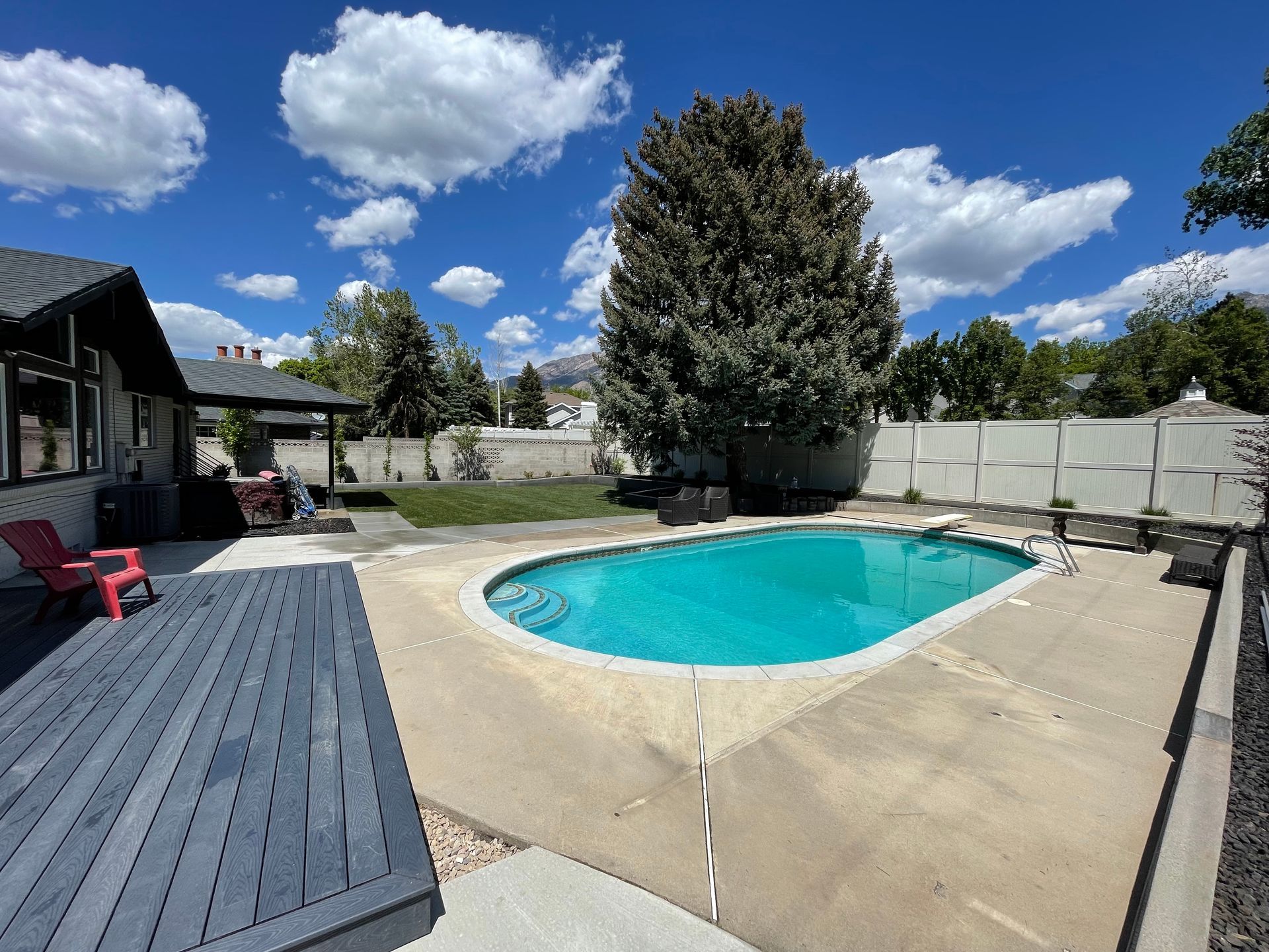 Deck and Pool - South Jordan, UT – MD Property Maintenance & Landscaping