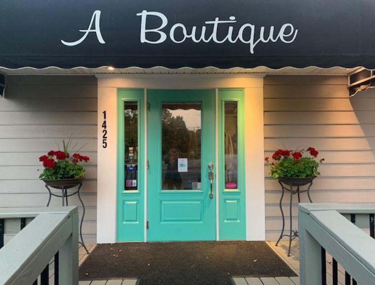 Exterior view of A Boutique retail store