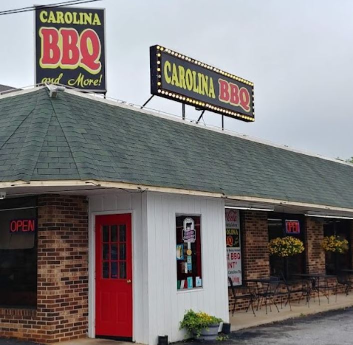Exterior view of Carolina Barbecue restaurant