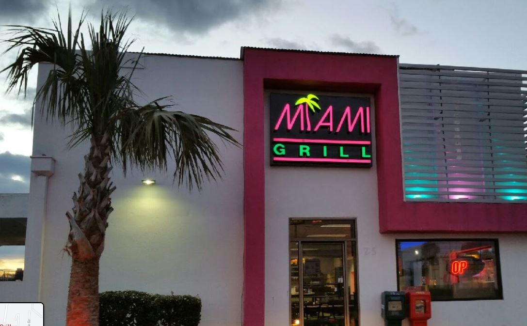 Exterior view of Miami Grill restaurant