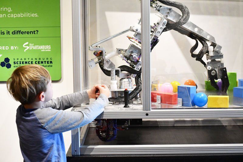 Spartanburg Science Center with link to site