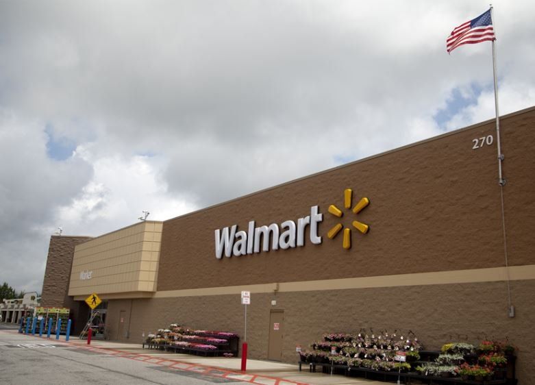 Exterior view of Walmart
