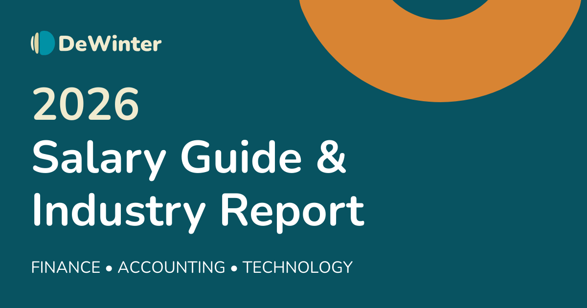 2026 DeWinter Salary Guide and Industry Report for Finance, Accounting, and Technology
