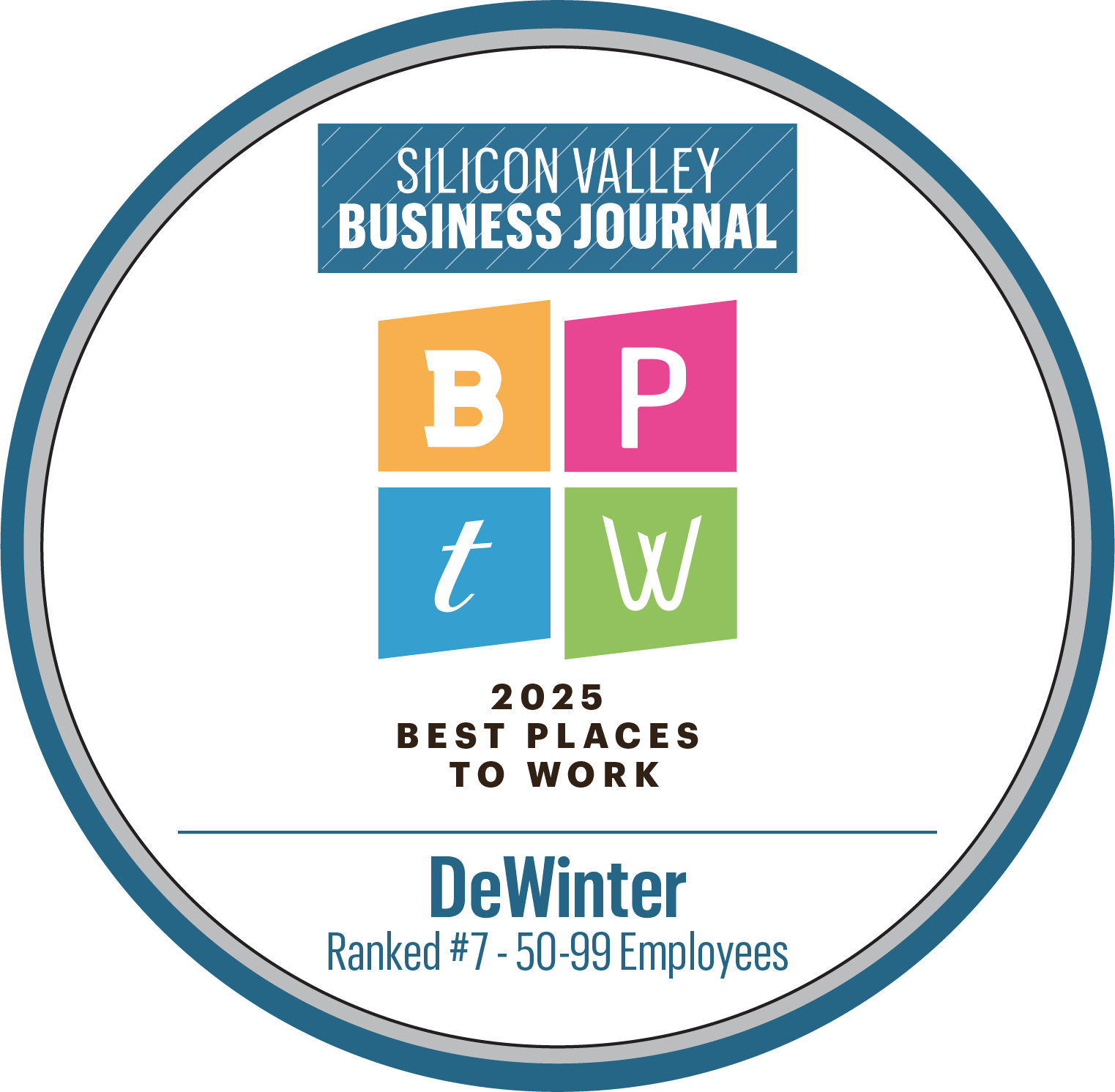 DeWinter Named the Bay Area's Best Places to Work in 2025