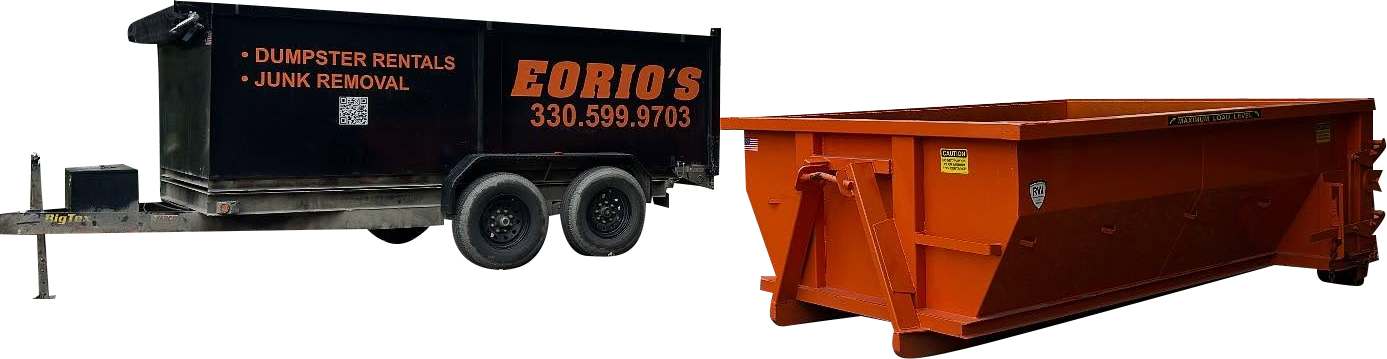 Eorio's Dumpster Rentals dumpster trucks