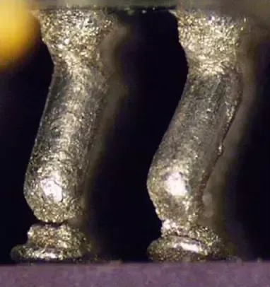 IBM columns after 2150 temp cycles