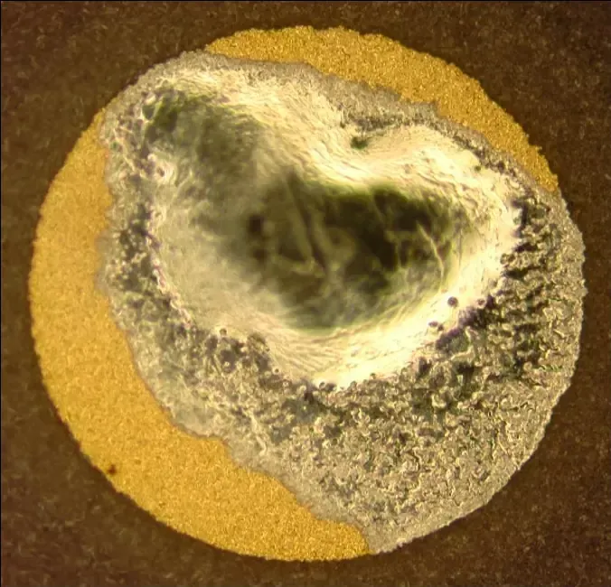 Good wetting, dewetting, and non-wetting on an LGA pad