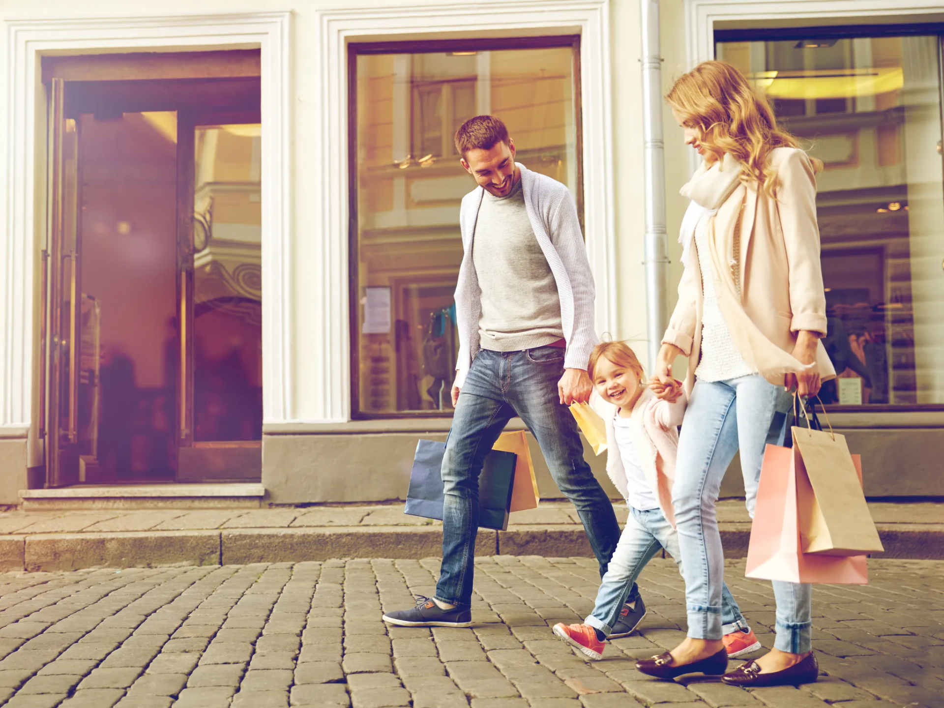 Family Walking.