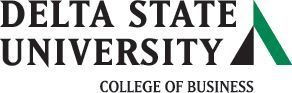 The logo for delta state university college of business