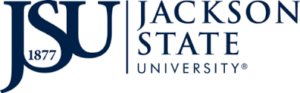 The logo for jackson state university was established in 1877