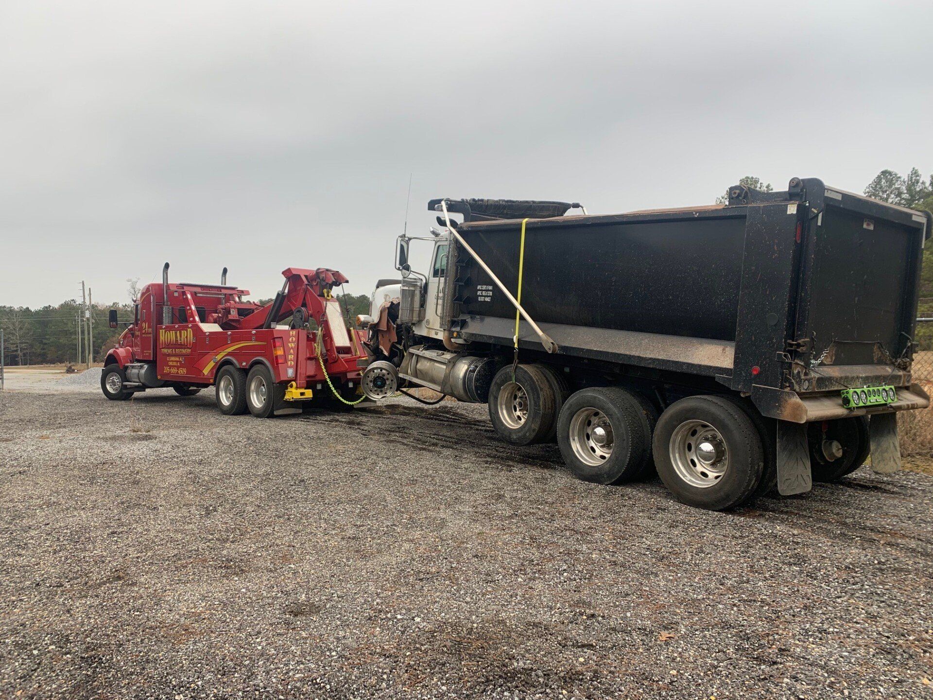 Towing Large Vehicle — Columbiana, AL — Howard Tire Service, Towing and Recovery