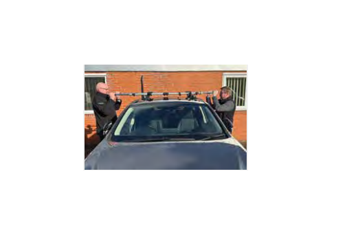 Large glass 2 man lifting frame