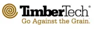 A logo for timbertech go against the grain