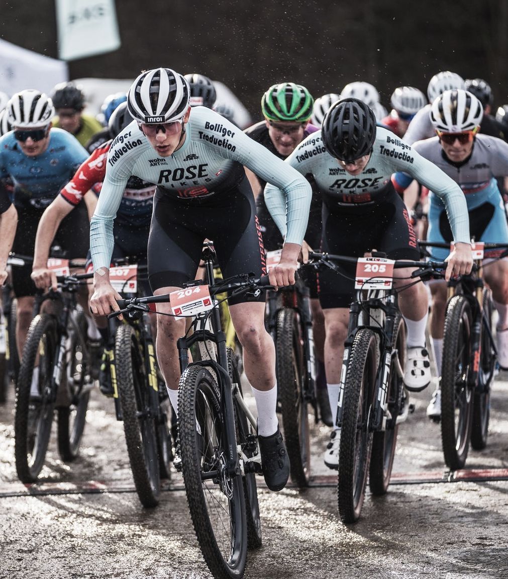 Leon Fischer, Rose Bikes Racing Team, vor dem Start