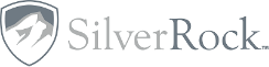 SilverRock logo: Shield with mountain scene, and text “SilverRock.™”