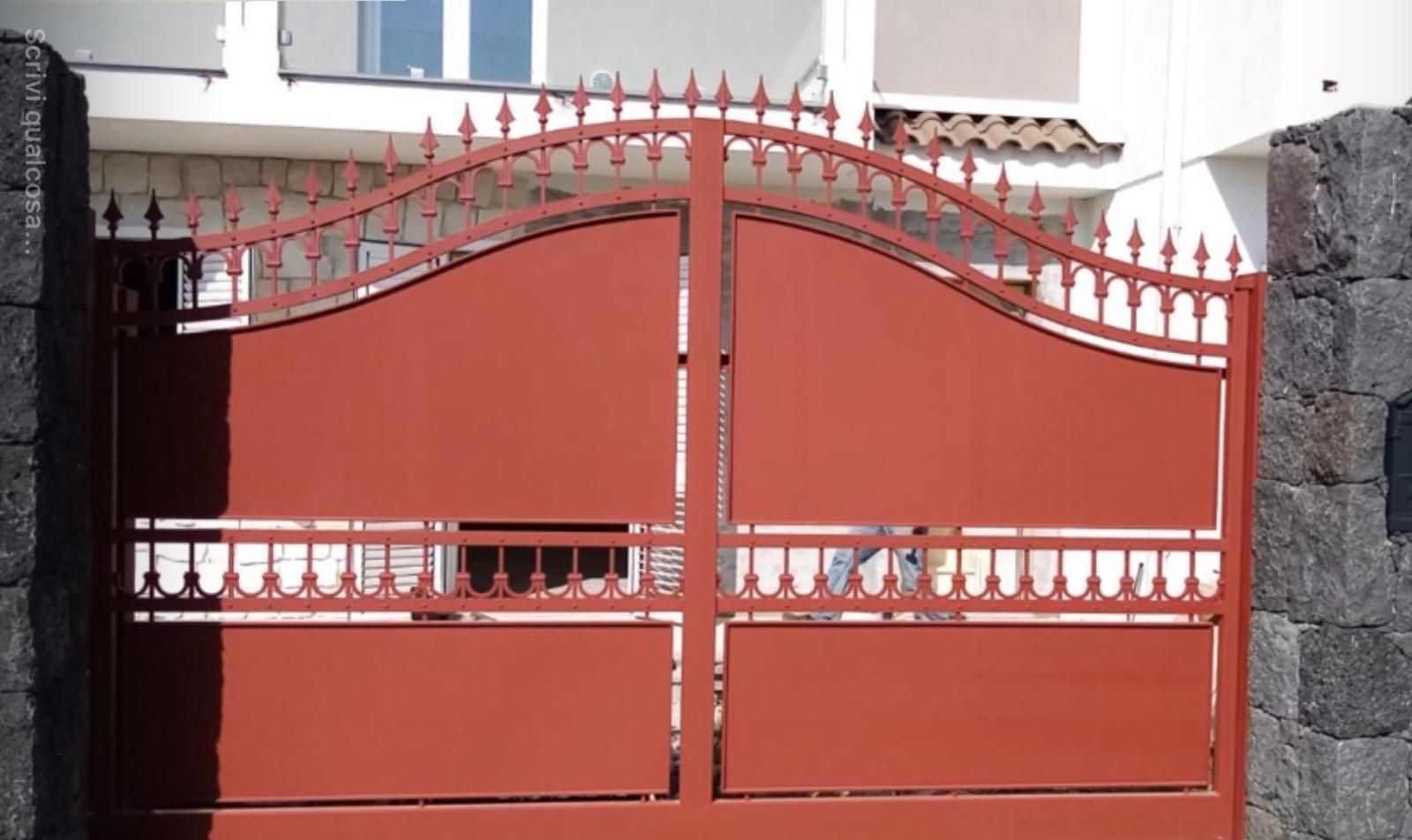 ALU-TECH SERRAMENTI, cancello in ferro