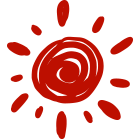 Red Sun Icon