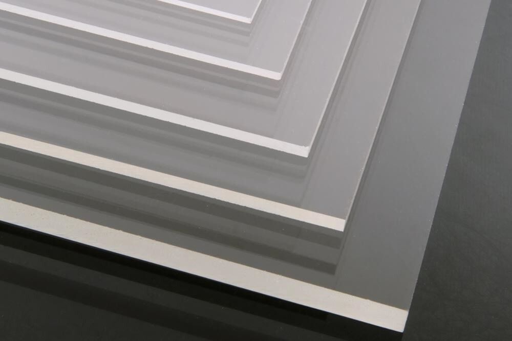 A Close up Of a Stack of Clear Plastic Sheets — North Coast Steel in South Kempsey, NSW