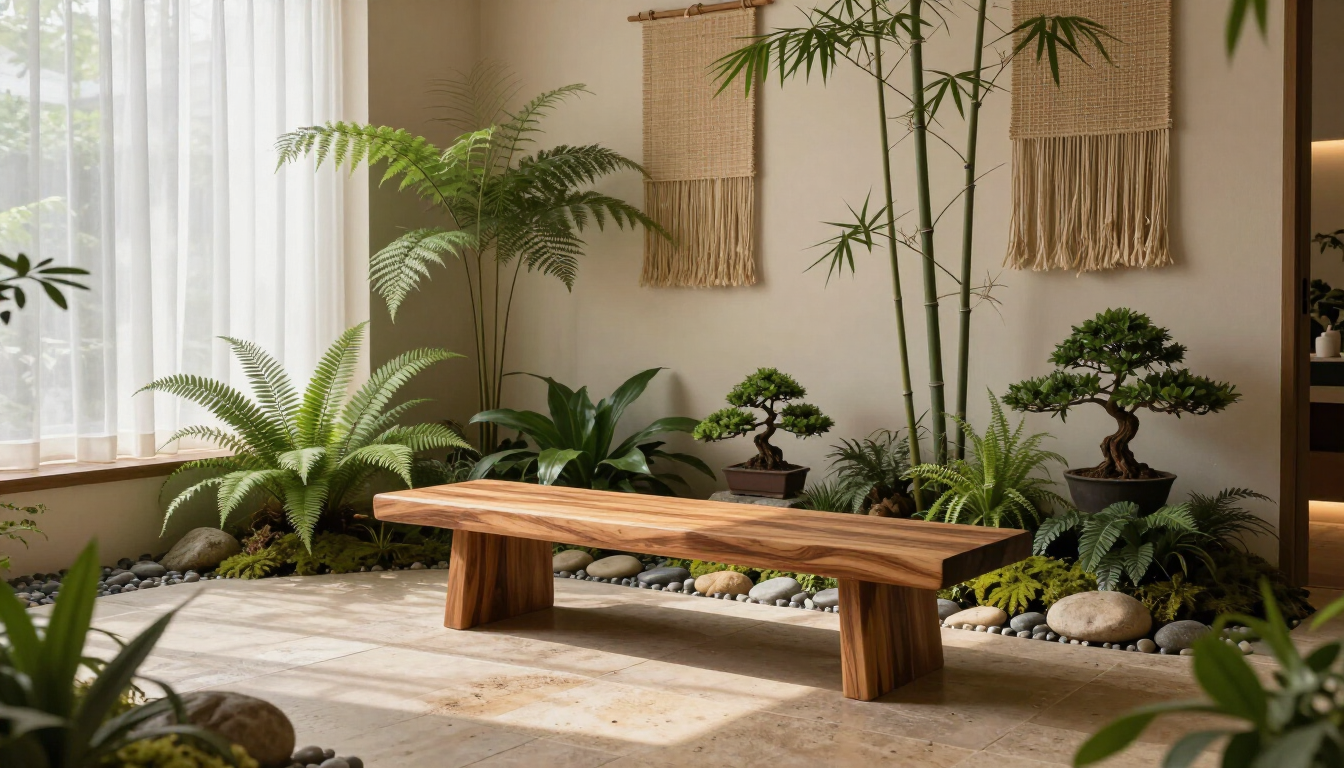 Person practicing grounding techniques in a peaceful environment.