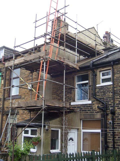 building scaffolding