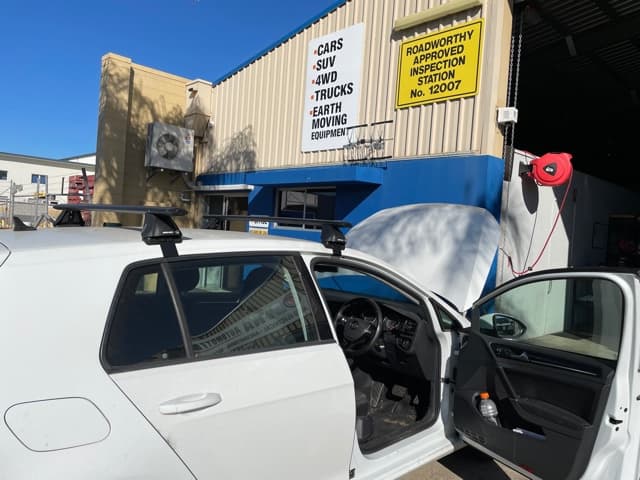 Car Hood is Open for the Mechanic to Inspect — Dyna Automotive in Paget, QLD