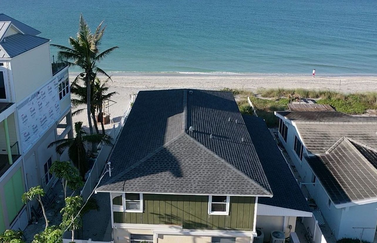 Shingle Roof Beachfront After