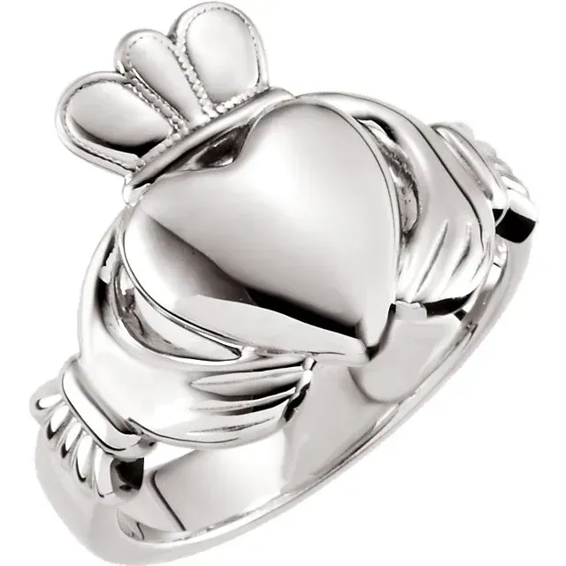claddagh ring shiny