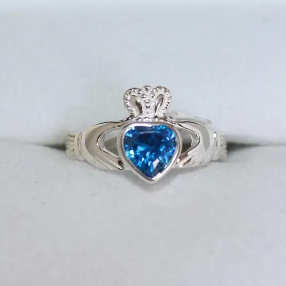 claddagh blue zircon